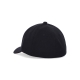 cappellino visiera curva uomo 3d wool flexfit BLACK