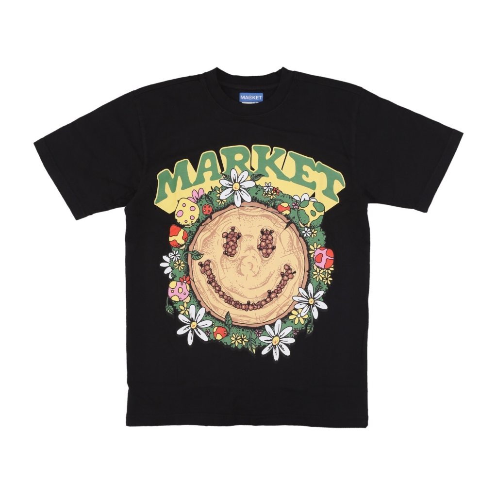 maglietta uomo smiley decomposition tee VINTAGE BLACK