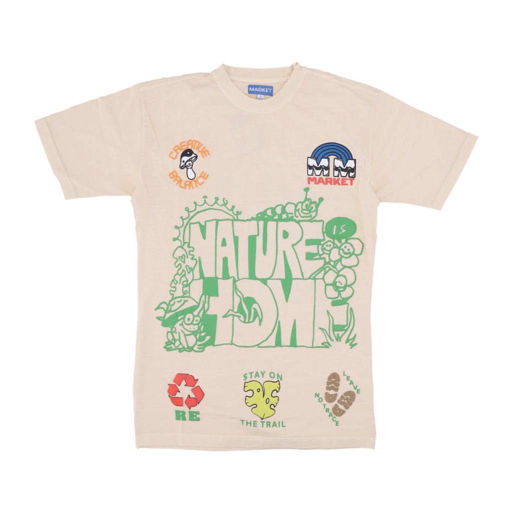 maglietta uomo nature is home tee SAND