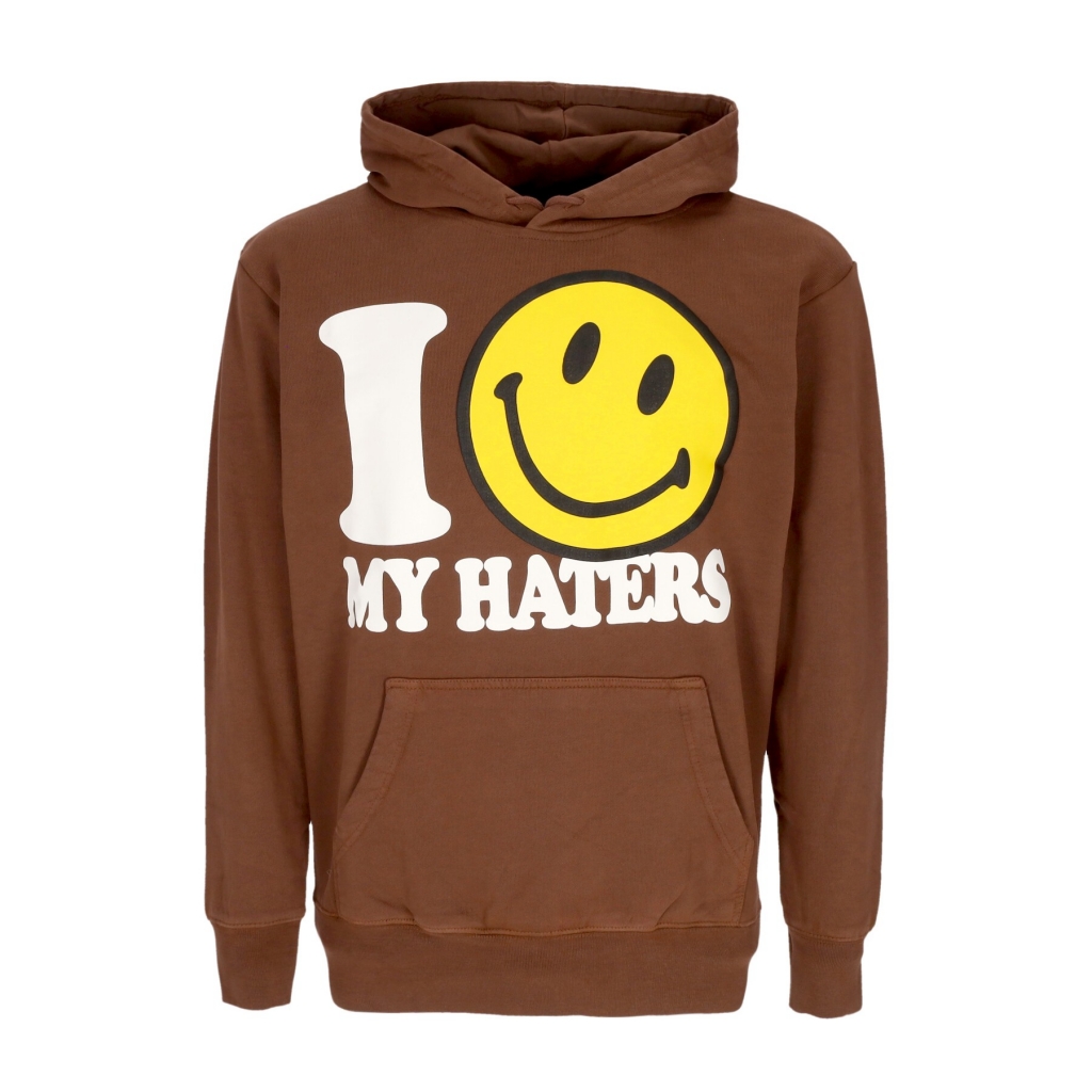 felpa leggera cappuccio uomo smiley hater hoodie ACORN