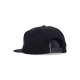 cappellino visiera piatta uomo arc 5 panel hat BLACK