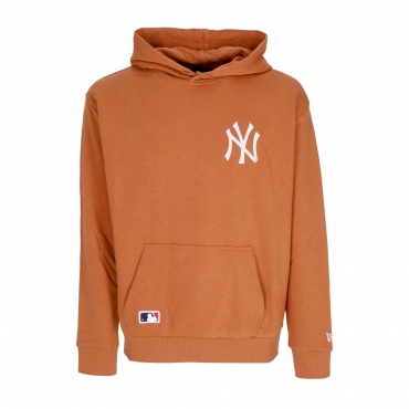 felpa leggera cappuccio uomo mlb league essentials os hoodie neyyan SPRING TOFFEE/WHITE