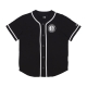 casacca bottoni uomo nba baseball jersey bronet BLACK/WHITE