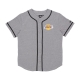 casacca bottoni uomo nba baseball jersey loslak HEATHER GREY/AUTHENTIC GOLD