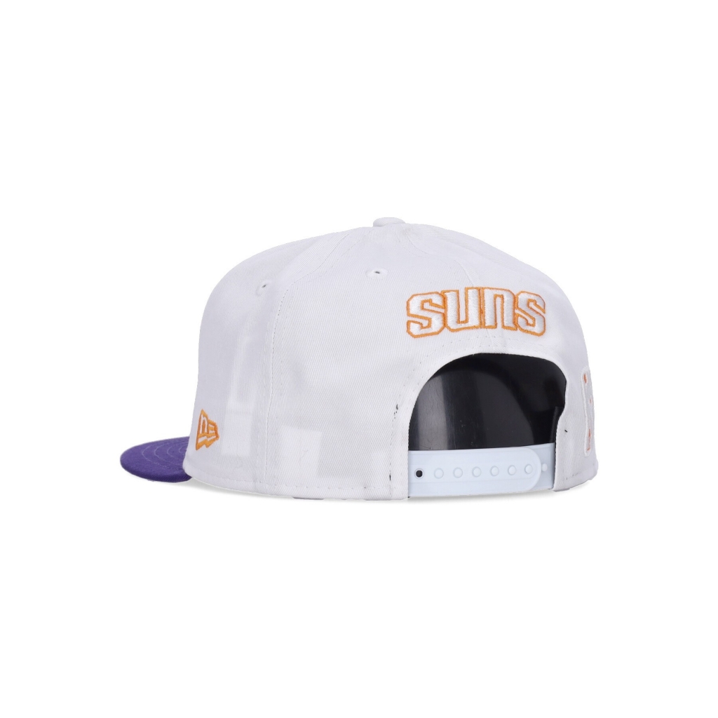 cappellino visiera piatta uomo nba white crown team 950 phosun WHITE/ORIGINAL TEAM COLORS