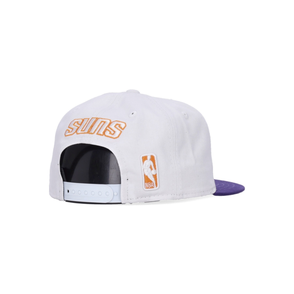 cappellino visiera piatta uomo nba white crown team 950 phosun WHITE/ORIGINAL TEAM COLORS