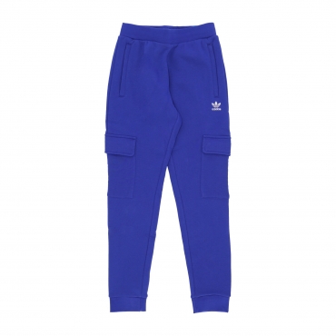 pantalone tuta felpato uomo trefoil essentials cargo SEMI LUCID BLUE