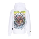 felpa leggera cappuccio uomo shark hoodie WHITE