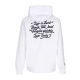 felpa leggera cappuccio uomo bandits hoodie WHITE