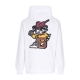 felpa leggera cappuccio uomo b-andits hoodie WHITE