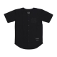 casacca bottoni uomo monogram jersey BLACK