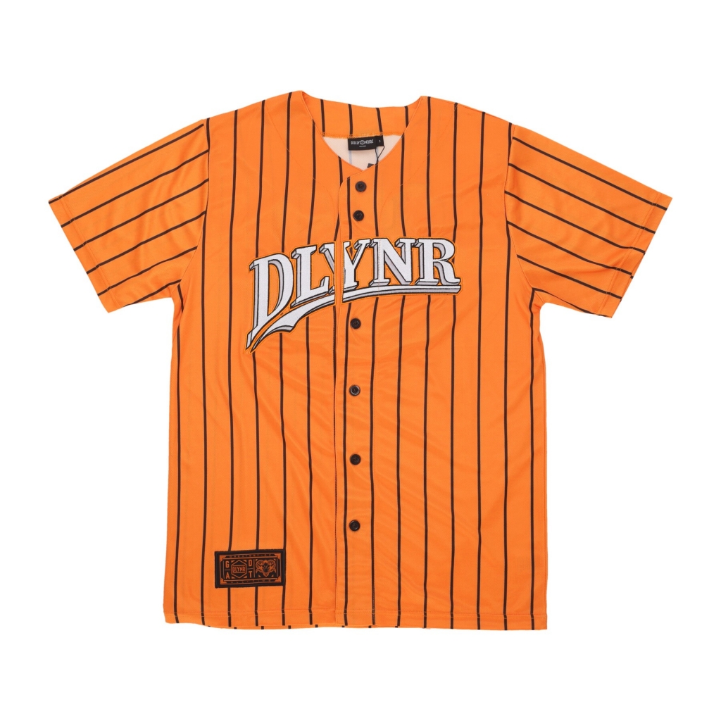 casacca bottoni uomo goat catcher baseball shirt ORANGE