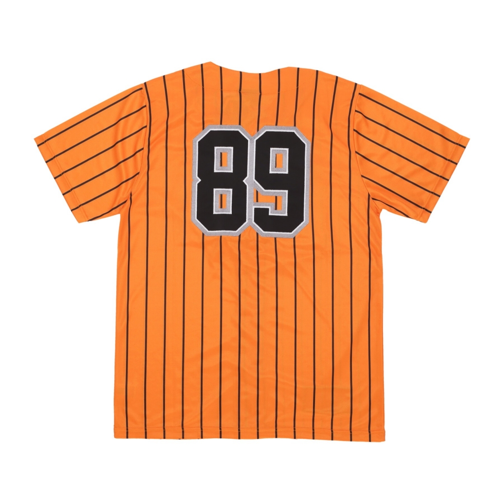 casacca bottoni uomo goat catcher baseball shirt ORANGE