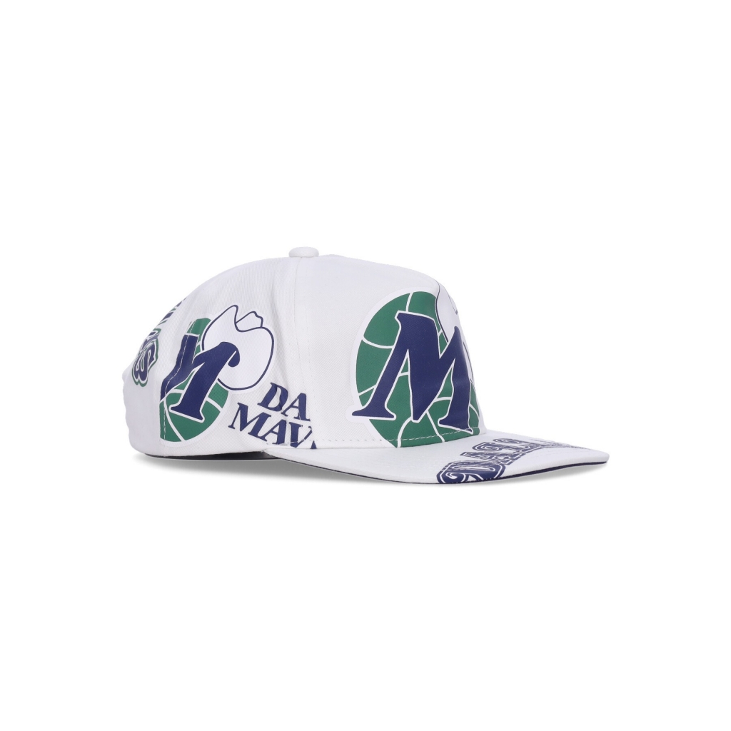 cappellino visiera piatta uomo nba in your face deadstock hwc dalmav WHITE