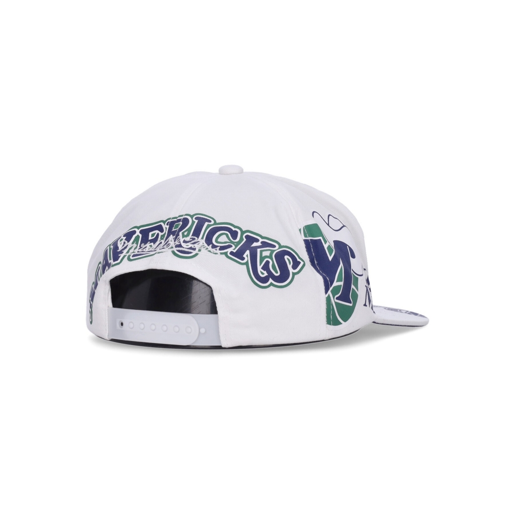 cappellino visiera piatta uomo nba in your face deadstock hwc dalmav WHITE