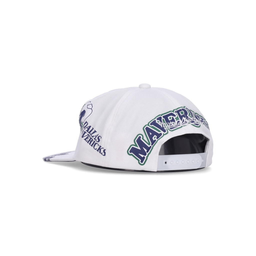 cappellino visiera piatta uomo nba in your face deadstock hwc dalmav WHITE