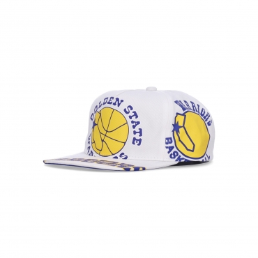 cappellino visiera piatta uomo nba in your face deadstock hwc golwar WHITE