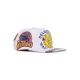 cappellino visiera piatta uomo nba in your face deadstock hwc golwar WHITE