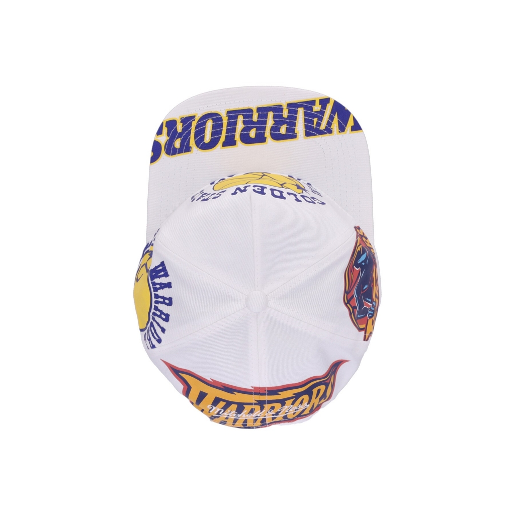 cappellino visiera piatta uomo nba in your face deadstock hwc golwar WHITE