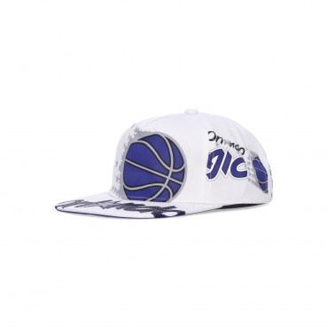 cappellino visiera piatta uomo nba in your face deadstock hwc orlmag WHITE