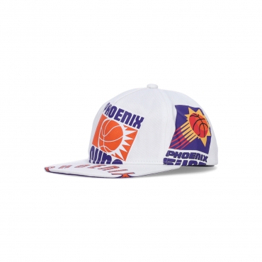 cappellino visiera piatta uomo nba in your face deadstock hwc phosun WHITE