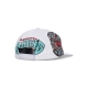 cappellino visiera piatta uomo nba in your face deadstock hwc vangri WHITE