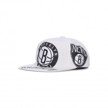 cappellino visiera piatta uomo nba in your face deadstock hwc bronet WHITE