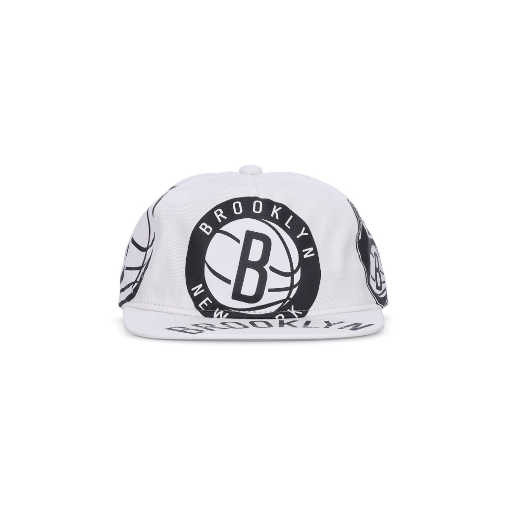 cappellino visiera piatta uomo nba in your face deadstock hwc bronet WHITE