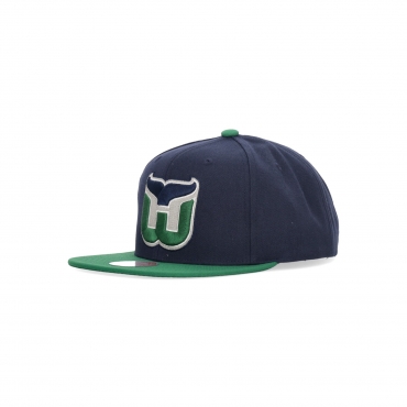 cappellino visiera piatta uomo nhl team 2 tone 20 snapback harwha BLUE/GREEN