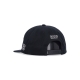 cappellino visiera piatta uomo h-star cap BLACK