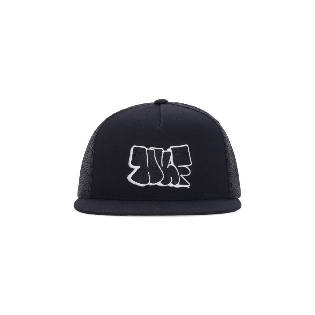 cappellino visiera piatta uomo remio wavy trucker BLACK