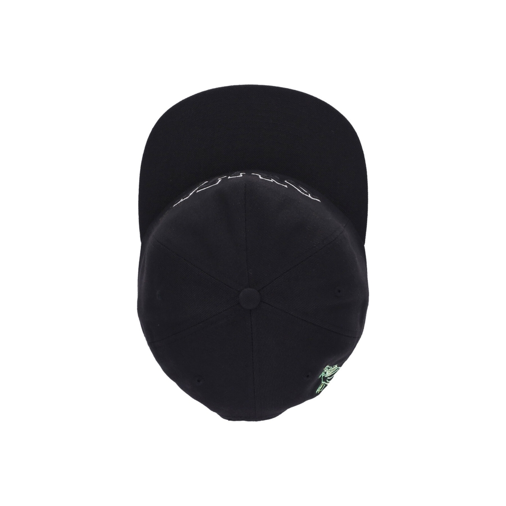 cappellino visiera piatta uomo unity cap BLACK