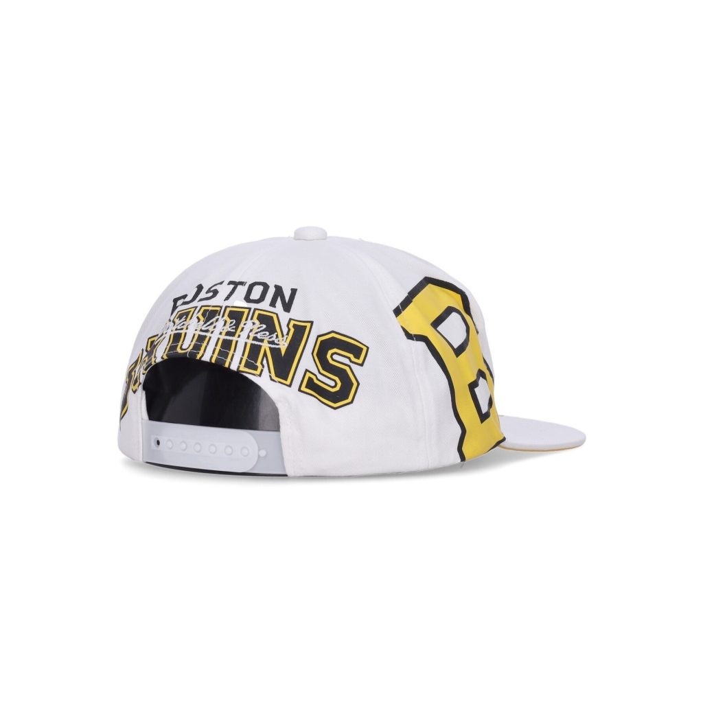 cappellino visiera piatta uomo nhl in your face deadstock bosbru WHITE