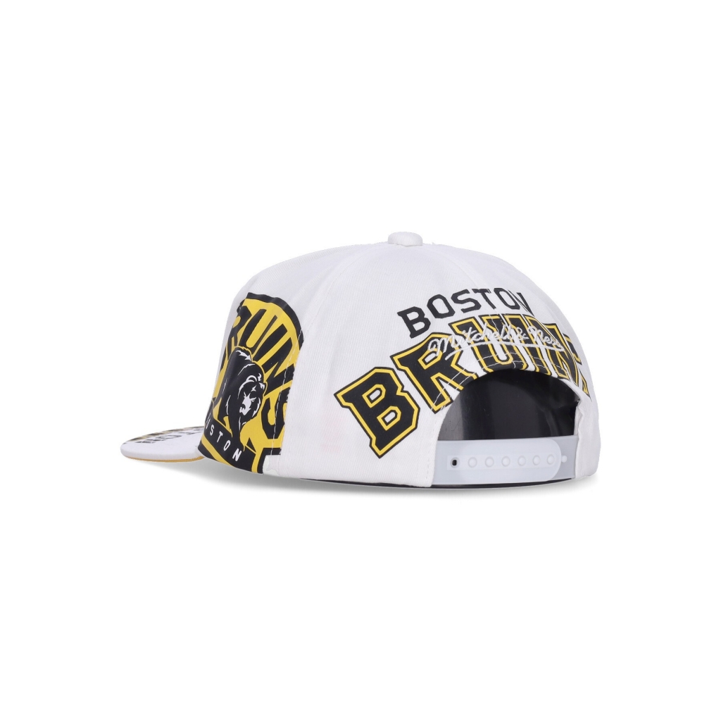 cappellino visiera piatta uomo nhl in your face deadstock bosbru WHITE