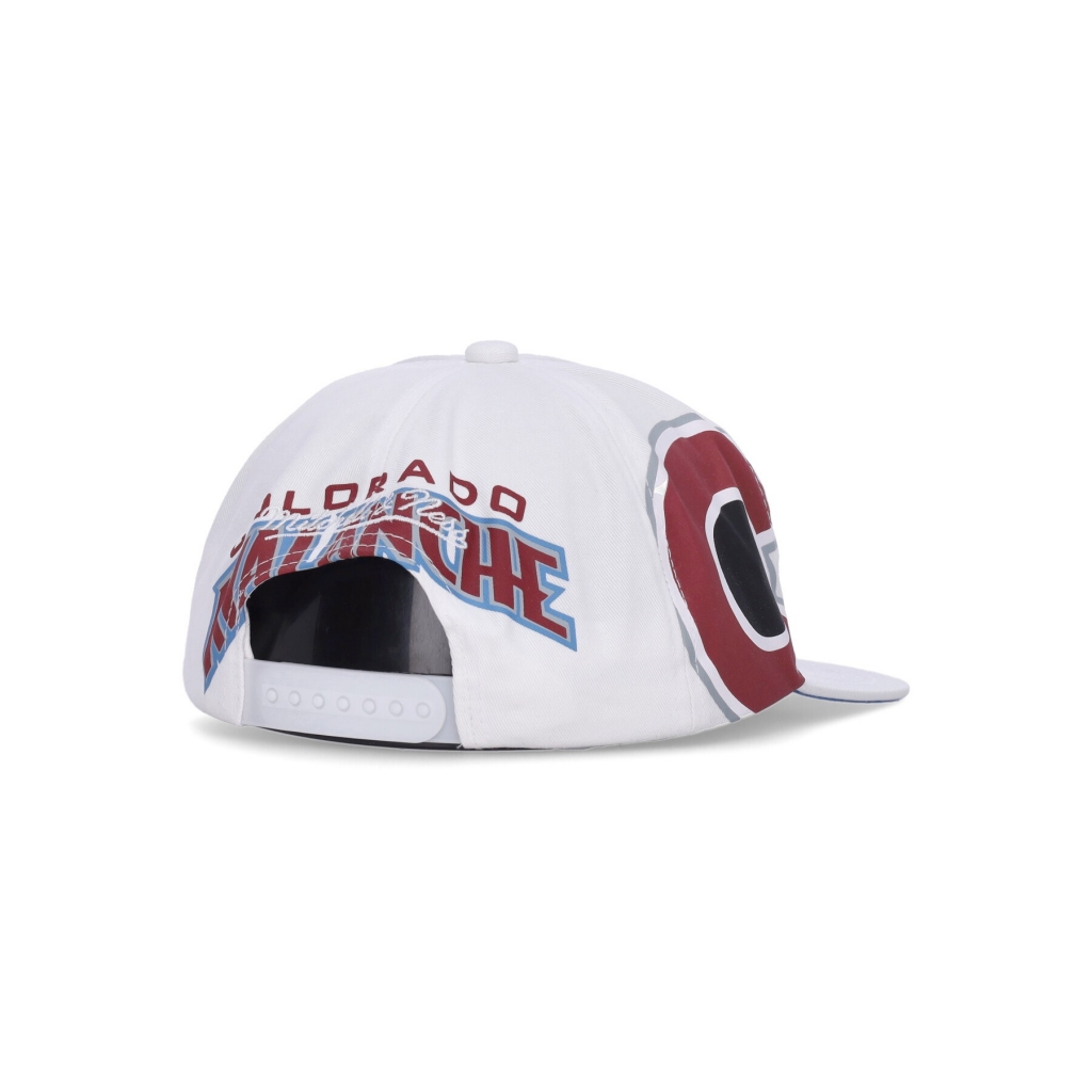 cappellino visiera piatta uomo nhl in your face deadstock colava WHITE