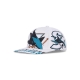 cappellino visiera piatta uomo nhl in your face deadstock sajsha WHITE