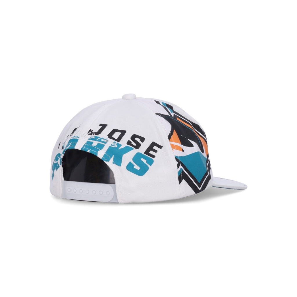 cappellino visiera piatta uomo nhl in your face deadstock sajsha WHITE