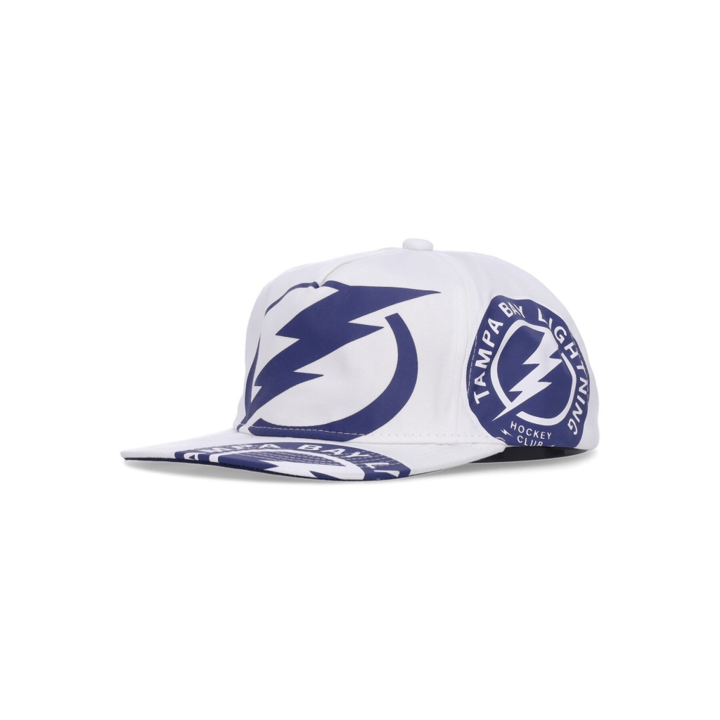 cappellino visiera piatta uomo nhl in your face deadstock tamlig WHITE