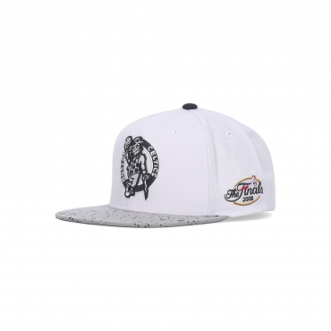 cappellino visiera piatta uomo nba cement top snapback boscel WHITE/SILVER