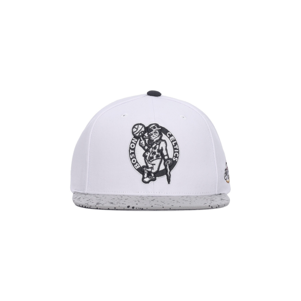 cappellino visiera piatta uomo nba cement top snapback boscel WHITE/SILVER