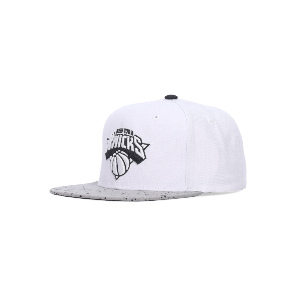 cappellino visiera piatta uomo nba cement top snapback neykni WHITE/SILVER