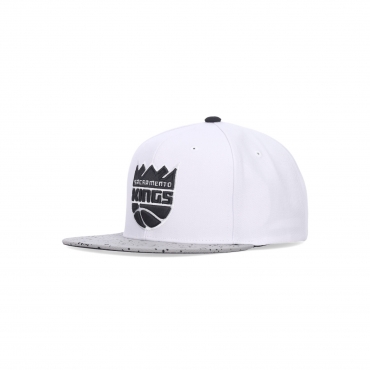 cappellino visiera piatta uomo nba cement top snapback sackin WHITE/SILVER