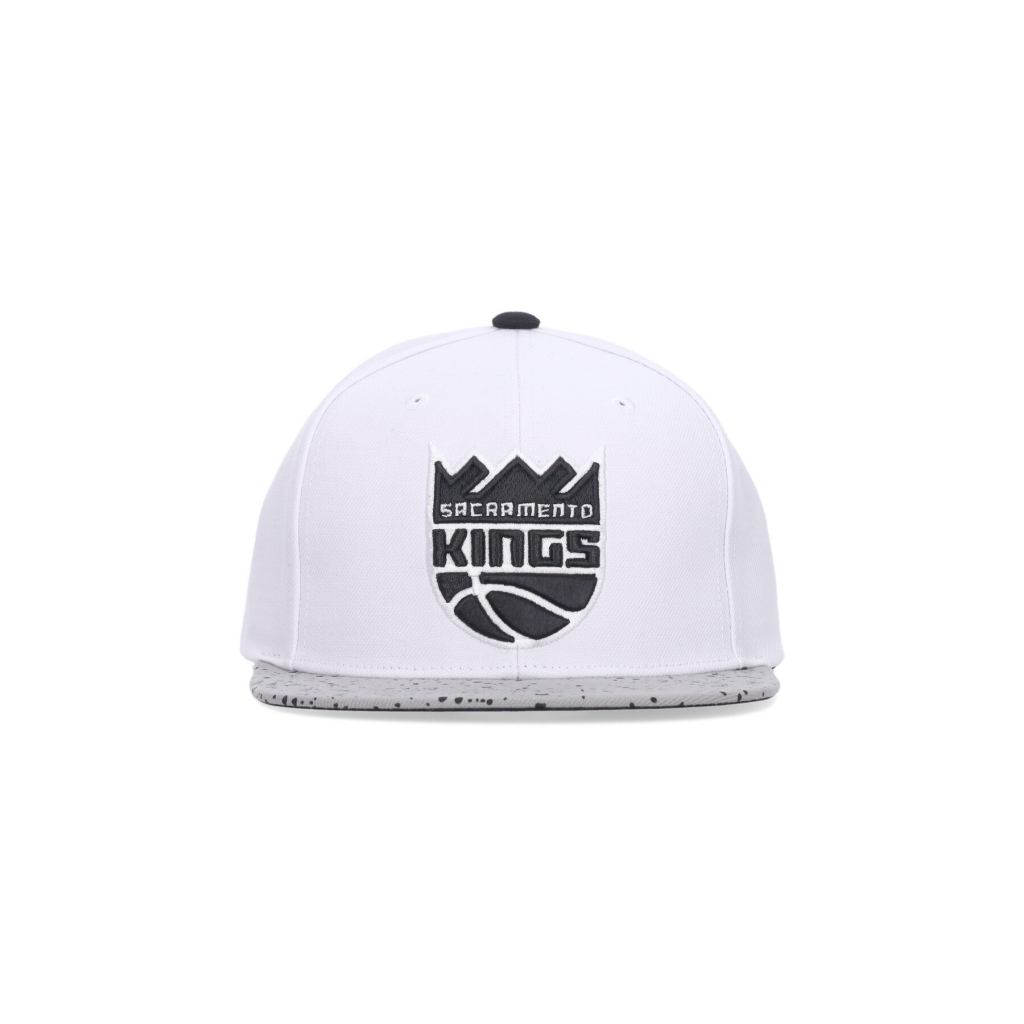 cappellino visiera piatta uomo nba cement top snapback sackin WHITE/SILVER