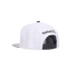 cappellino visiera piatta uomo nba cement top snapback sackin WHITE/SILVER