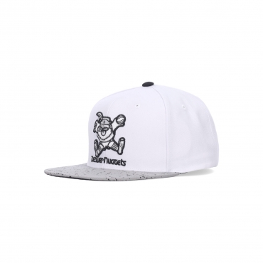 cappellino visiera piatta uomo nba cement top snapback dennug WHITE/SILVER