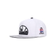 cappellino visiera piatta uomo nba cement top snapback seasup WHITE/SILVER