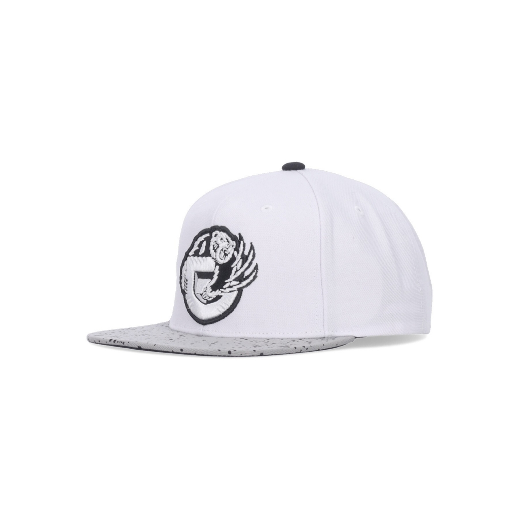 cappellino visiera piatta uomo nba cement top snapback vangri WHITE/SILVER