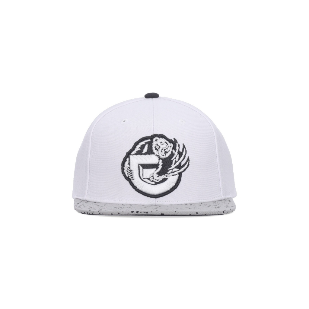 cappellino visiera piatta uomo nba cement top snapback vangri WHITE/SILVER