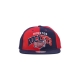 cappellino visiera piatta uomo nba pinwheel of fortune deadstock hwc houroc NAVY/RED