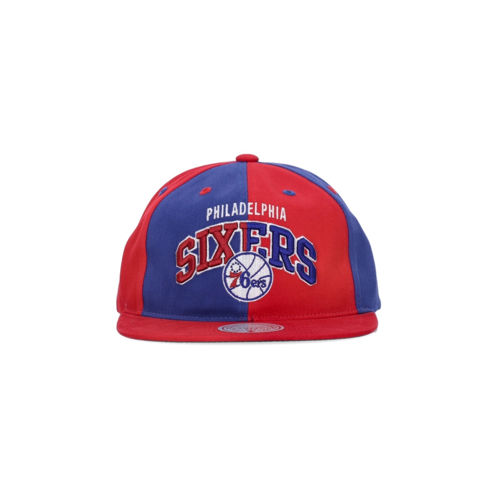 cappellino visiera piatta uomo nba pinwheel of fortune deadstock hwc phi76e RED/ROYAL